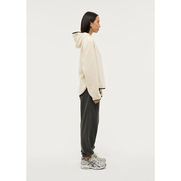P.E Nation Sherpa Hoodie in Pearled Ivory Pullover Sweatshirt size S NWT $ 179 - Picture 2 of 8